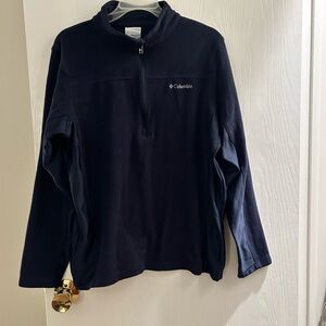 Columbia Men's Dark Blue Zip-Up Sweater